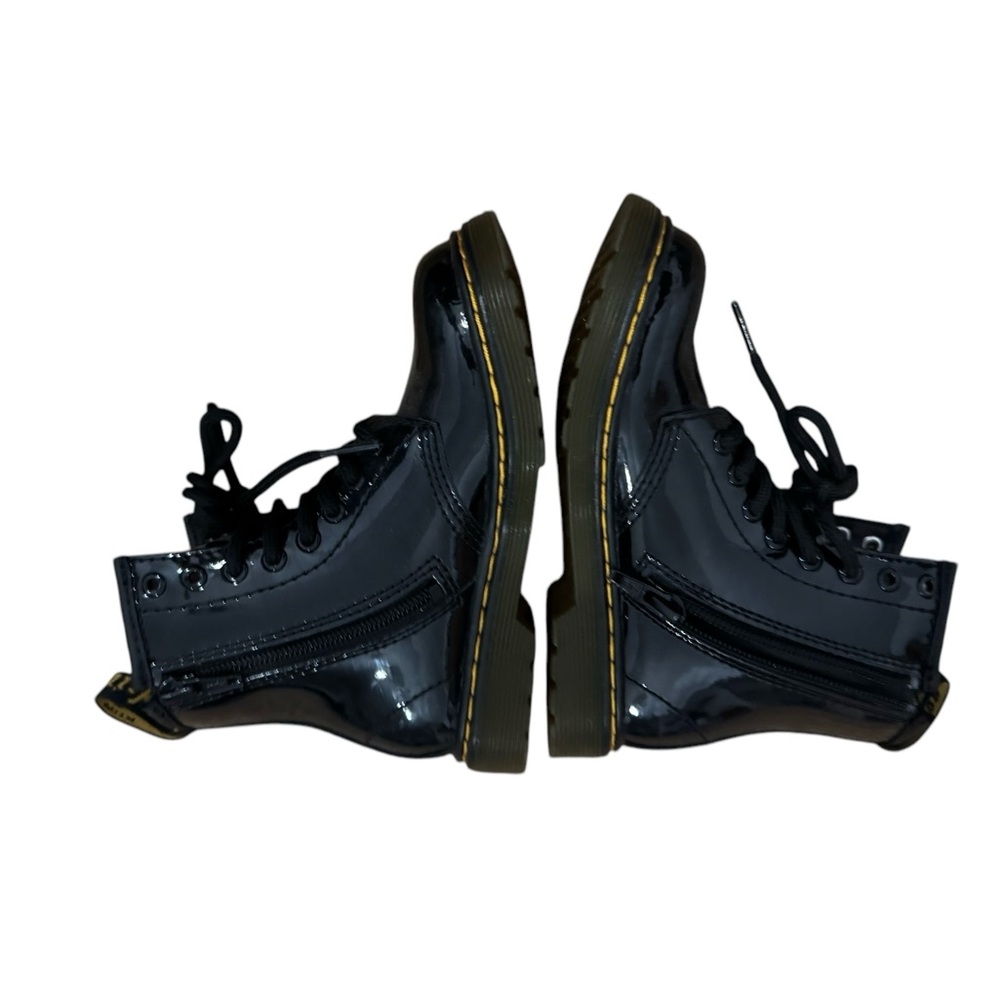Dr. Martens Black Glossy Combat Boots